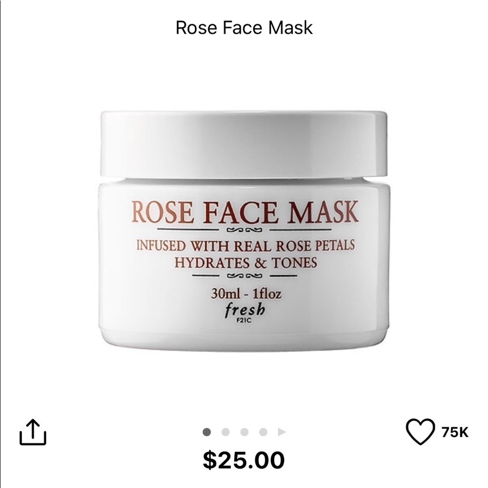 Fresh Rose Face Mask